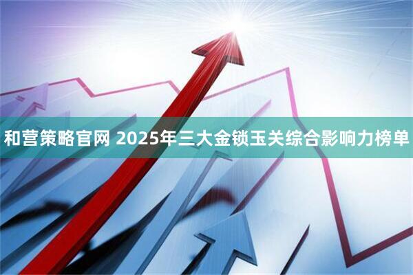 和营策略官网 2025年三大金锁玉关综合影响力榜单